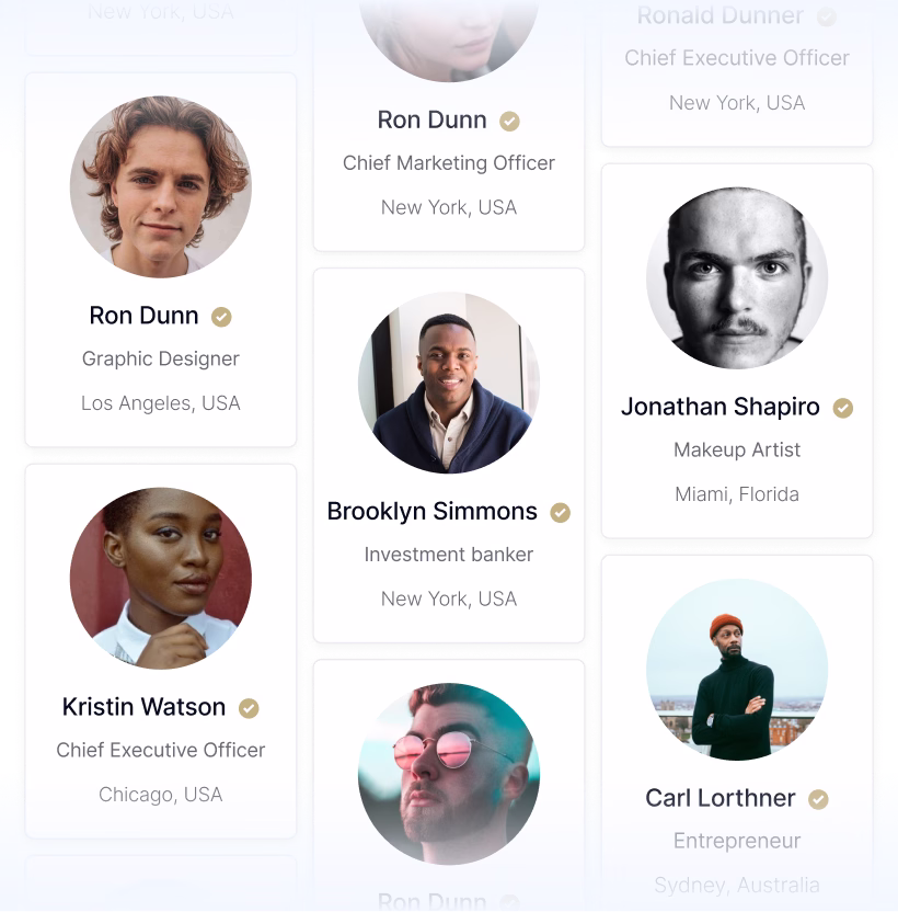 Real traffic. Everyone is verified.