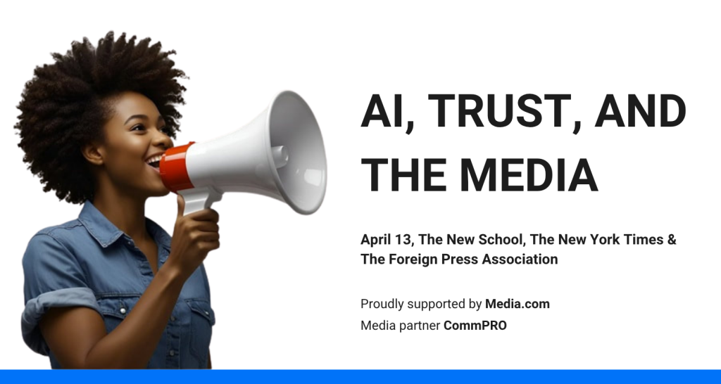 Media.com Supports Discussion of Trust in the Media in the AI Age